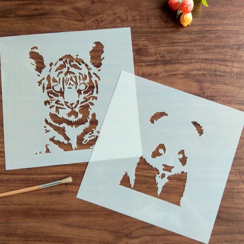 PET stencil pattern templates mask for paper craft