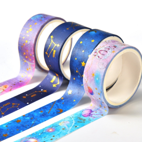 Hot foil Washi Tape Kawaii Washis Tape Set Custom Japanese Washi Tapes