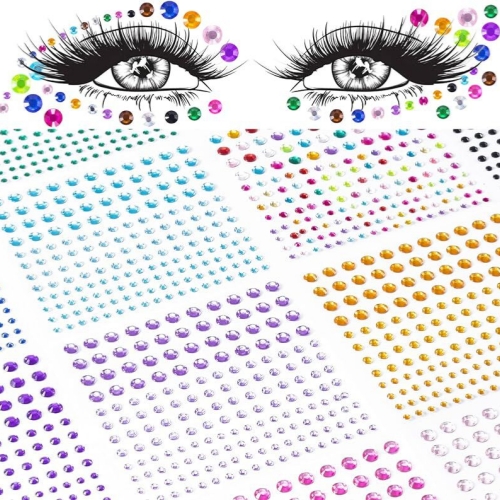 gem sticker crystal sticker diamond rhinestone sticker sheet for decoration