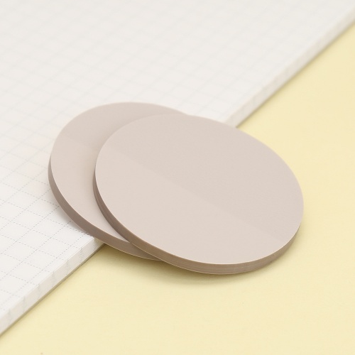 PET Material Notepad Waterproof Round shape Sticky Note PET Sticky note