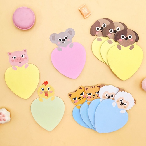 Animal Sticky Notes Paper Stationery paper sticky Notes