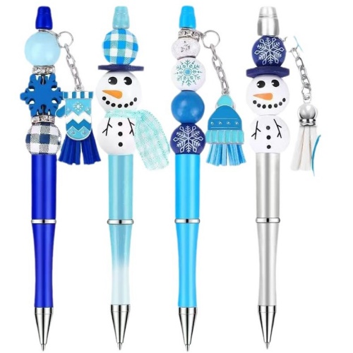 Ballpoint Pen Decorative Beaded Gift Beaded DIY Plastic Ballpoint Pen with Crystal Diamond