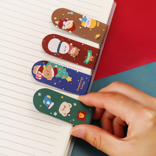 custom bookmark magnet cute creative magnetic label paper pvc bookmark